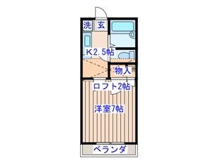 エアリ－ヒルズの物件間取画像